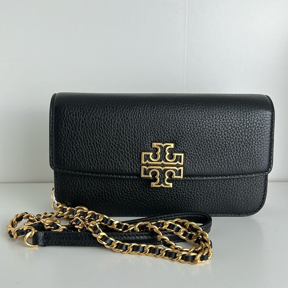 NWT Tory Burch Britten Chain Wallet Wristlet - Picture 3 of 13